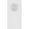 Ekena Millwork Standard Foster Flower Plinth Block With Square Edge, 3"W x 6"H x 1"P PBP030X060X100FOS09 - alternate 2